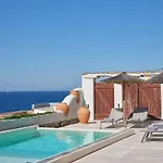 Stone With A Sea Water Swimming Pool And A Sea And Sunset View بيت للعطل Melissaki