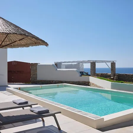 Stone With A Sea Water Swimming Pool And A Sea And Sunset View Melissaki