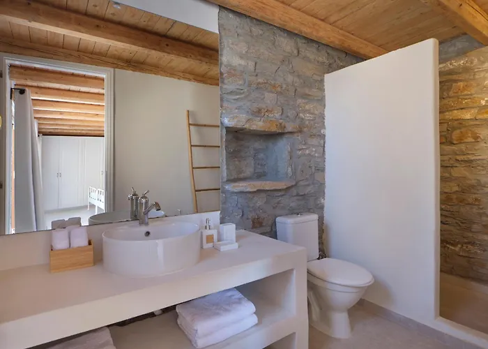 Stone With A Sea Water Swimming Pool And A Sea And Sunset View Melissaki