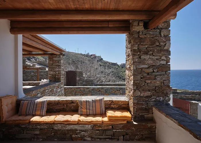 Stone With A Sea Water Swimming Pool And A Sea And Sunset View